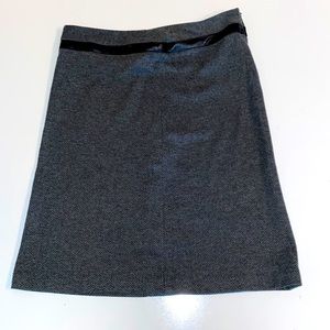 Gray pencil skirt
